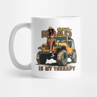 Off-road is my therapy. Mug